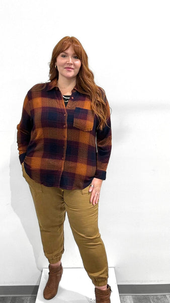 Dex Textured Plaid Shirt