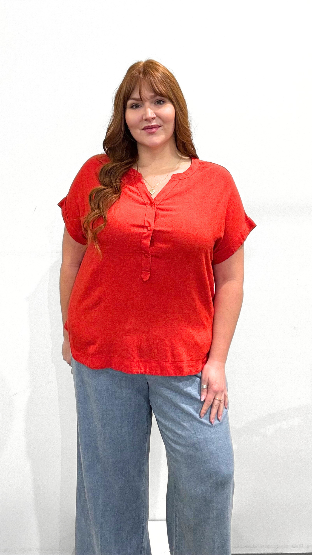 Orientique V-Neck Top