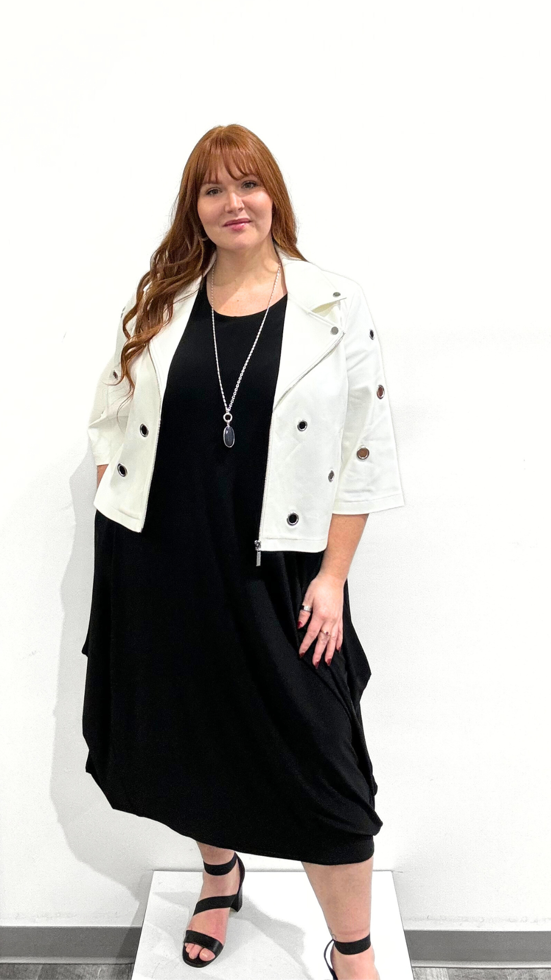 Joseph Ribkoff Faux Suede Jacket