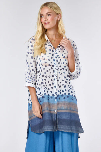 Saloos Long Print Shirt