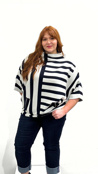 Joseph Ribkoff Stripe Sweater