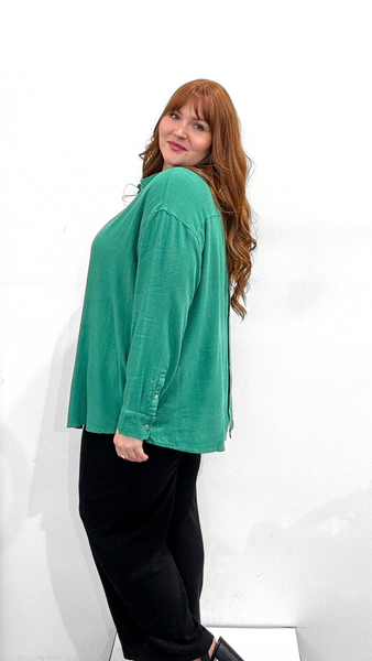 Tribal Long Sleeve Button Front Shirt