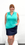 Tribal Golf Sleeveless Zip Mock Neck