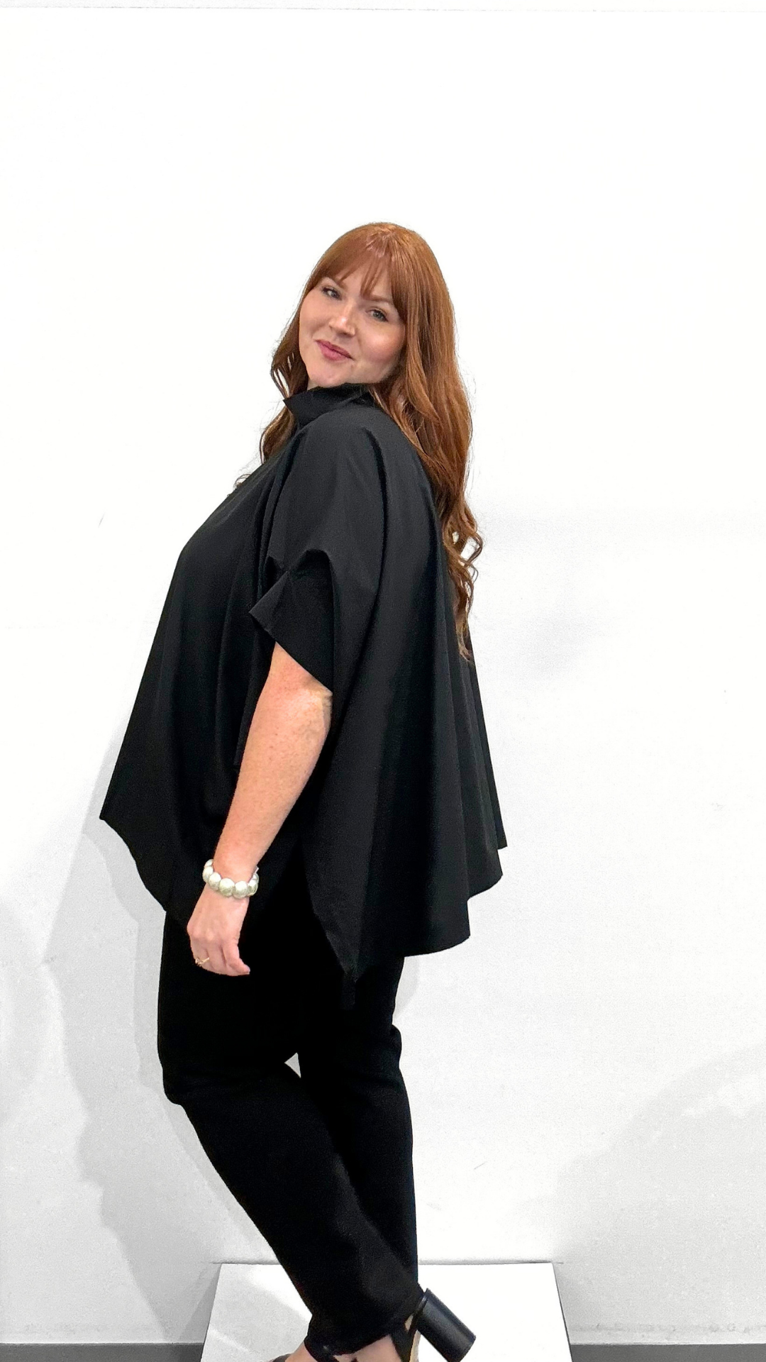 Tirelli Statement Neck Tunic