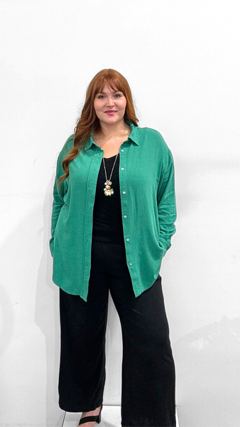 Tribal Long Sleeve Button Front Shirt