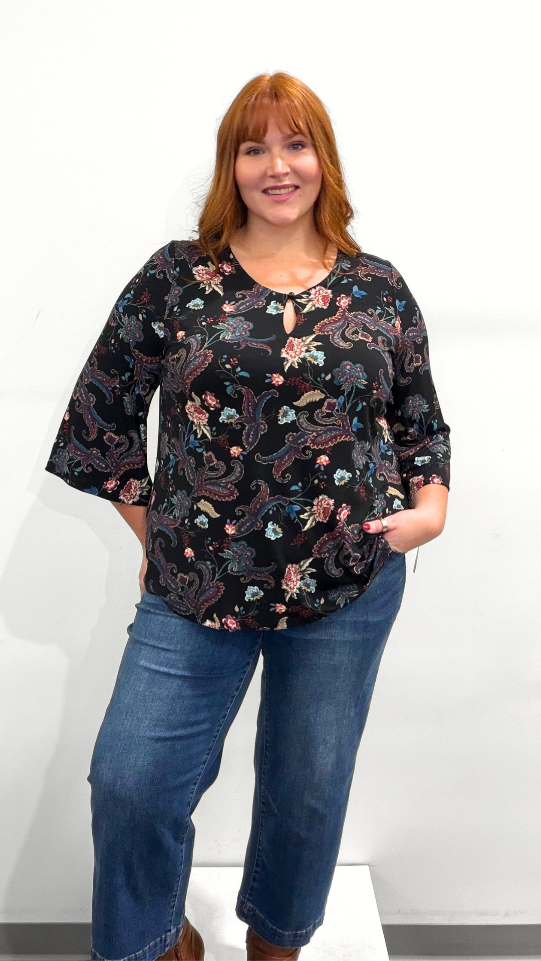 Revolution Key Hole Blouse