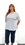 Wild Palms Elbow Sleeve Dot Top