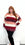 Wasabi Jolie V-Neck Stripe Sweater