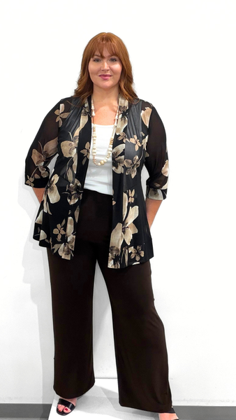 Frank Lyman Pant with Ankle Buttons