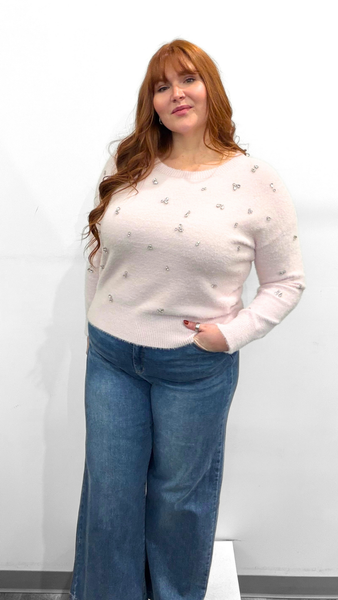 Frank Lyman Sweater w/Jewels