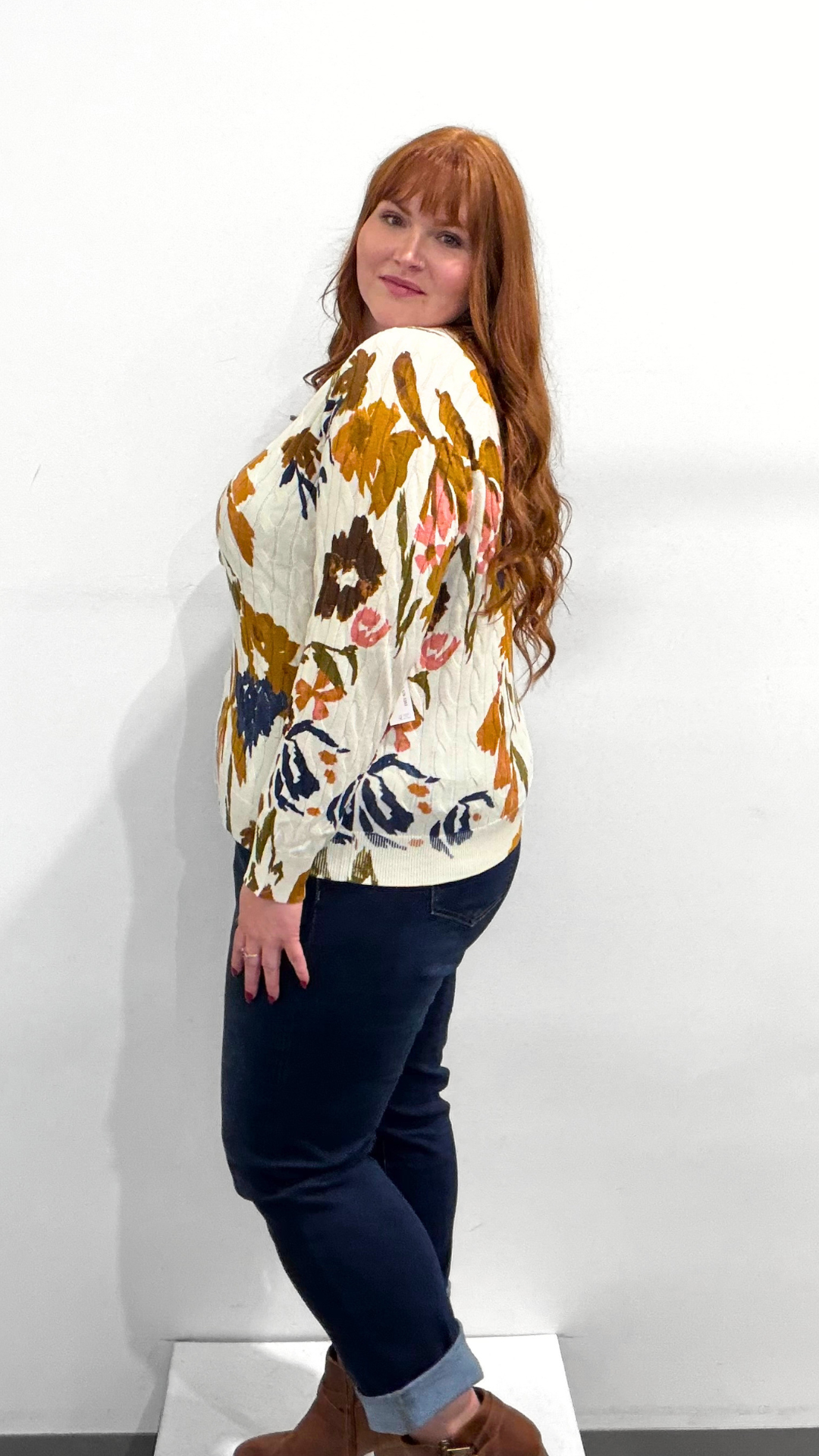 Tribal Long Sleeve Crew Sweater