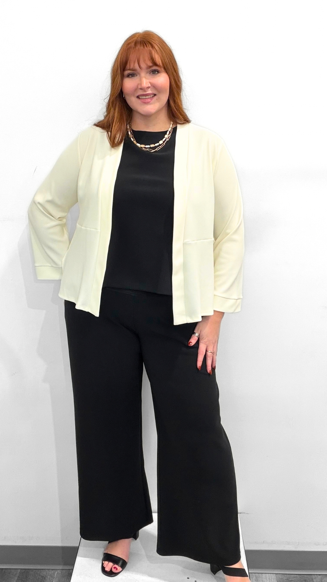 Sympli Soffio Crape Cardigan