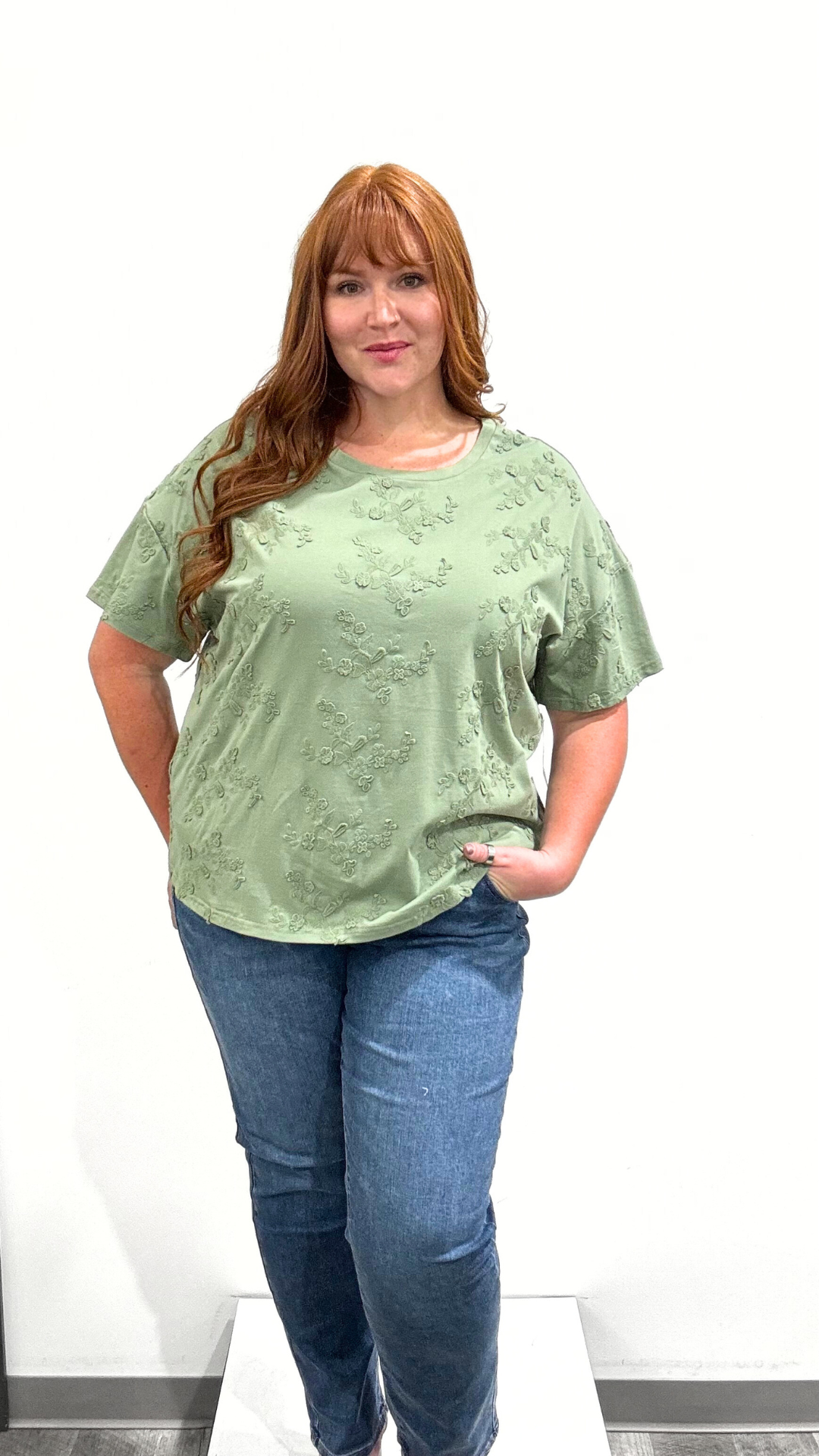 Tribal Short Sleeve Crew Top