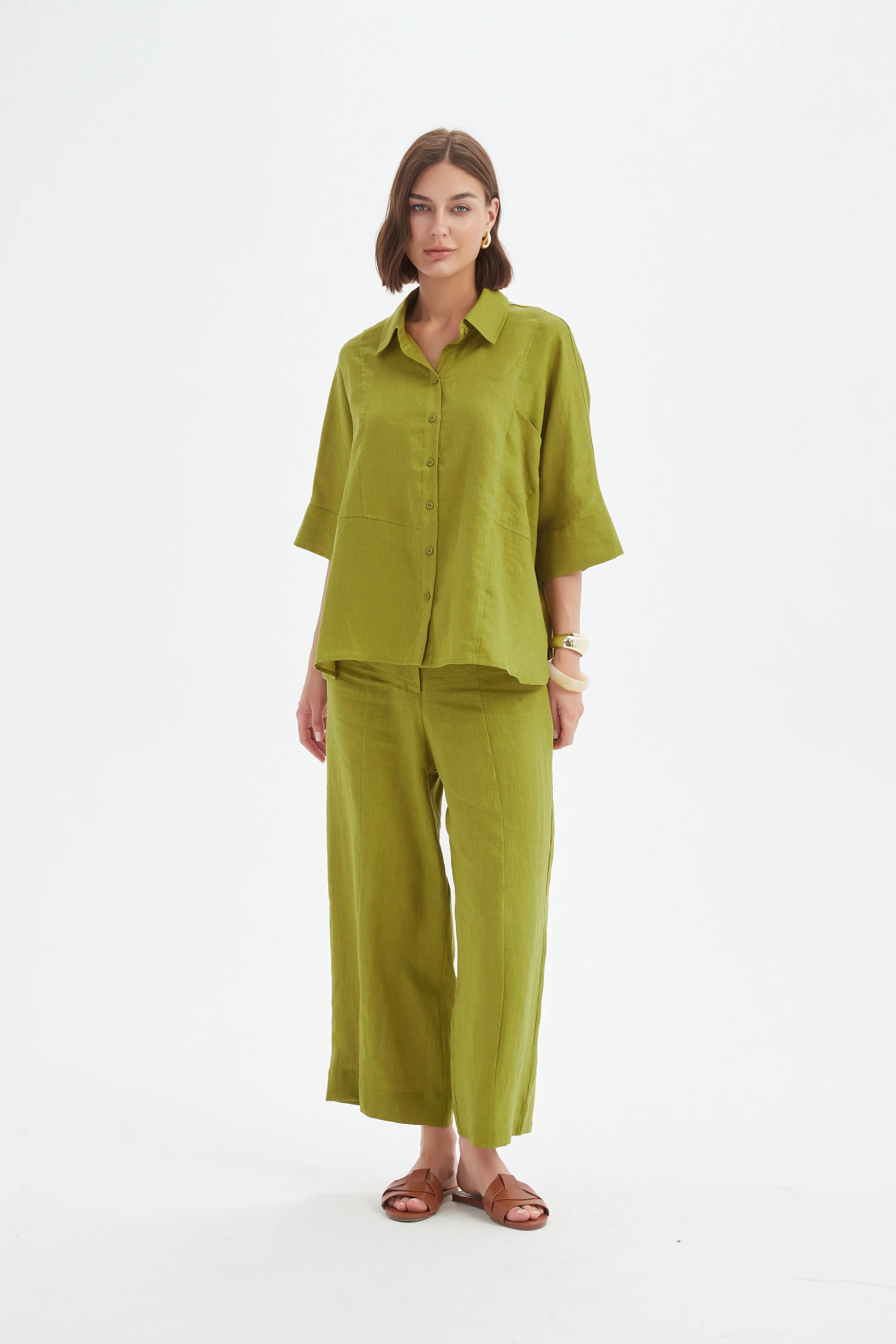Tirelli Seam Detailed Boxy Shirt