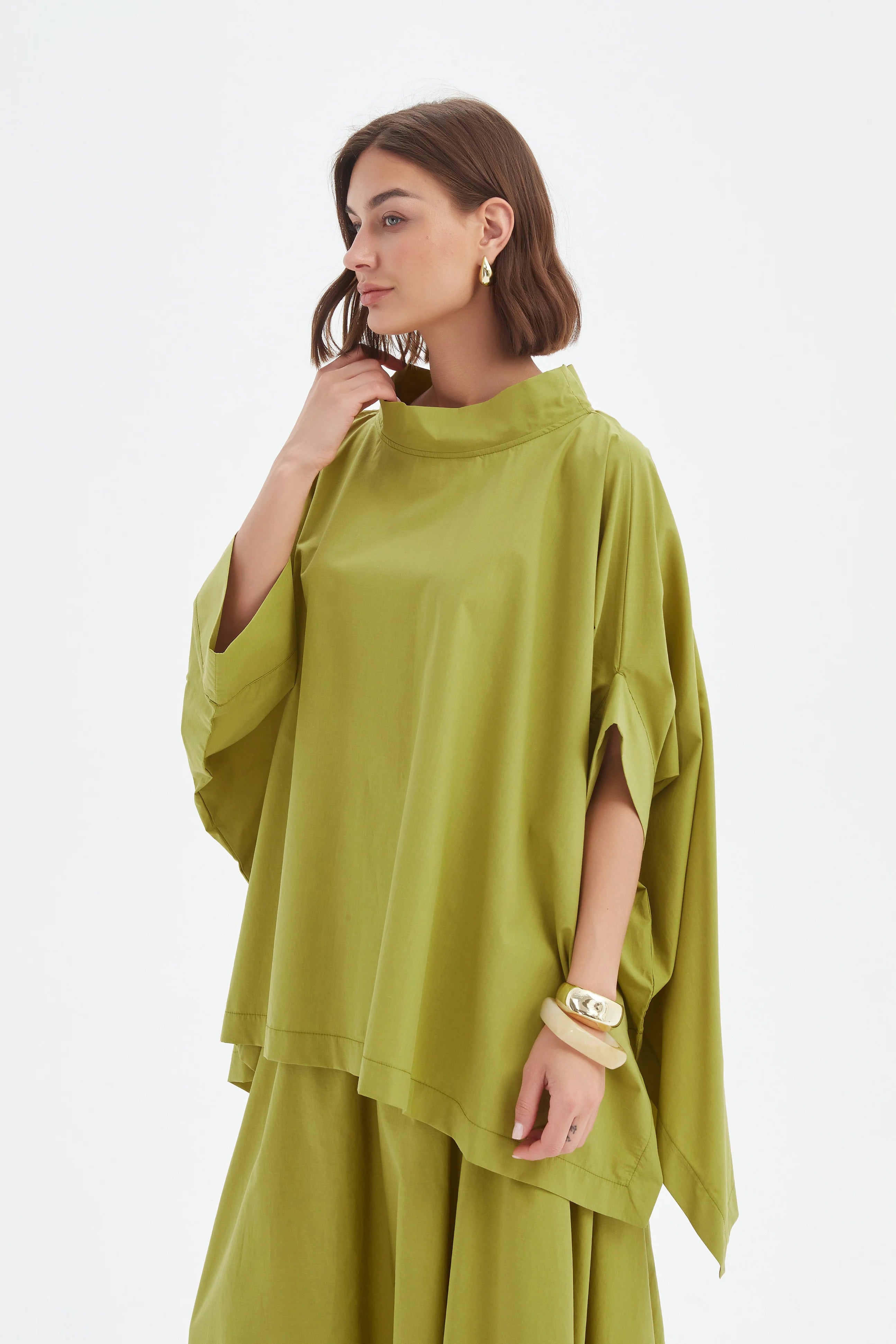 Tirelli Statement Neck Tunic