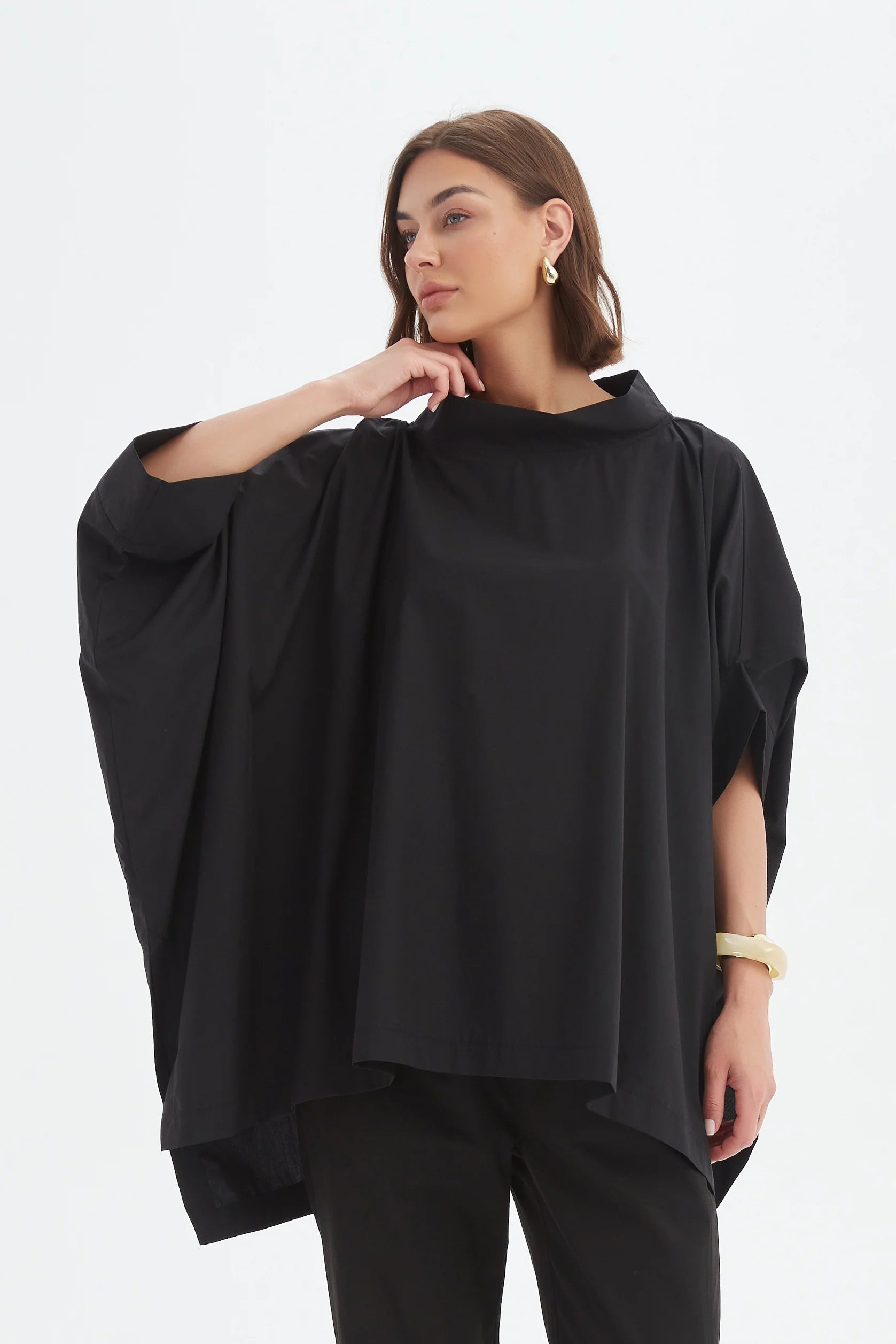 Tirelli Statement Neck Tunic
