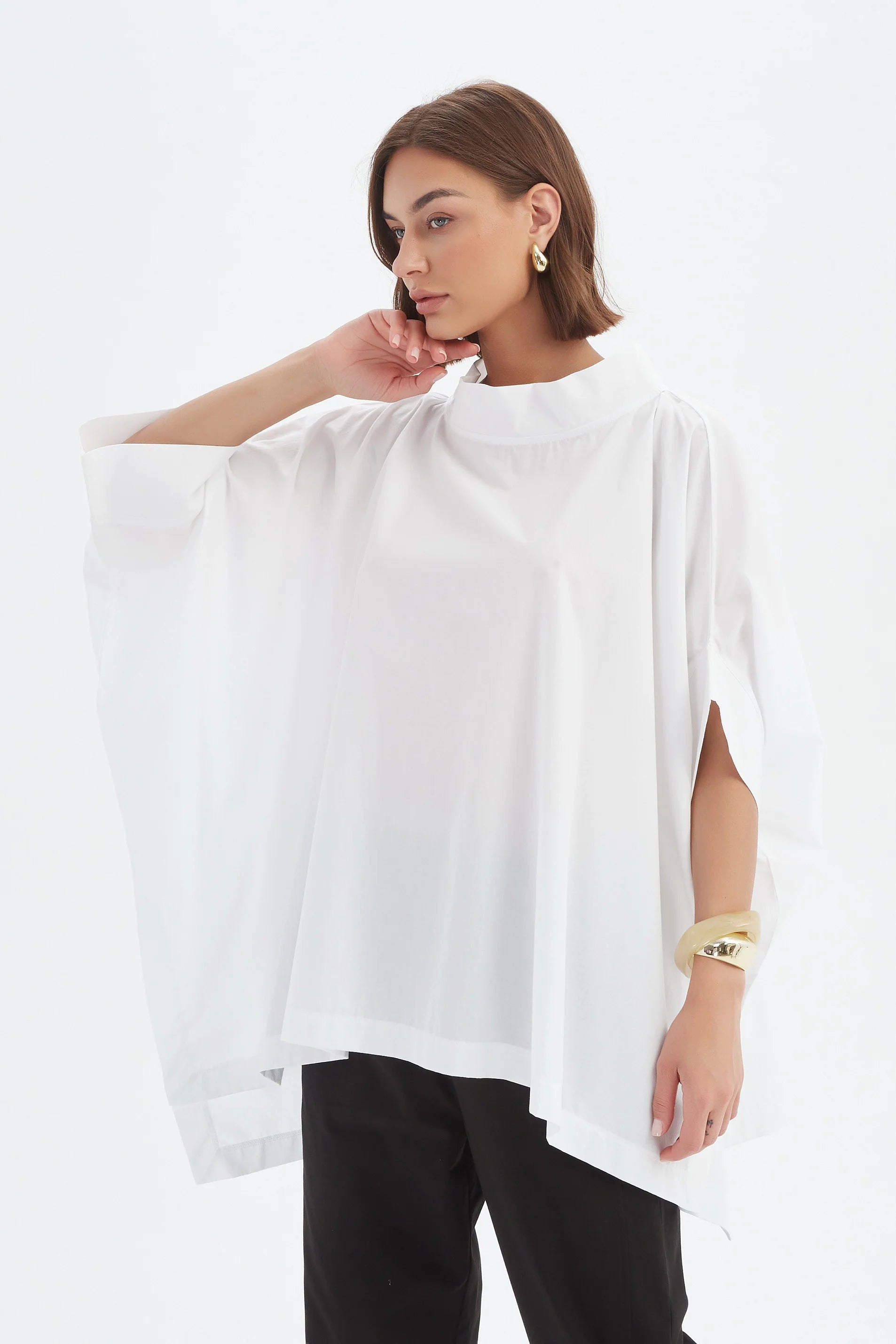 Tirelli Statement Neck Tunic