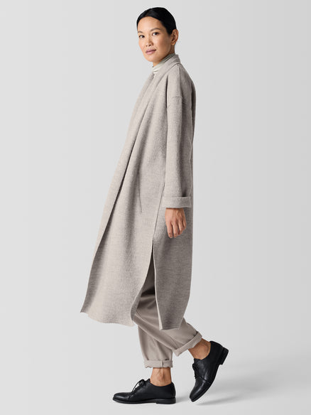 Eileen Fisher High Collar Coat