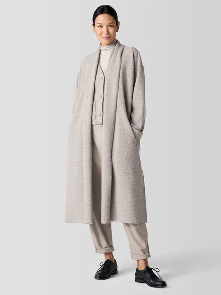 Eileen Fisher High Collar Coat