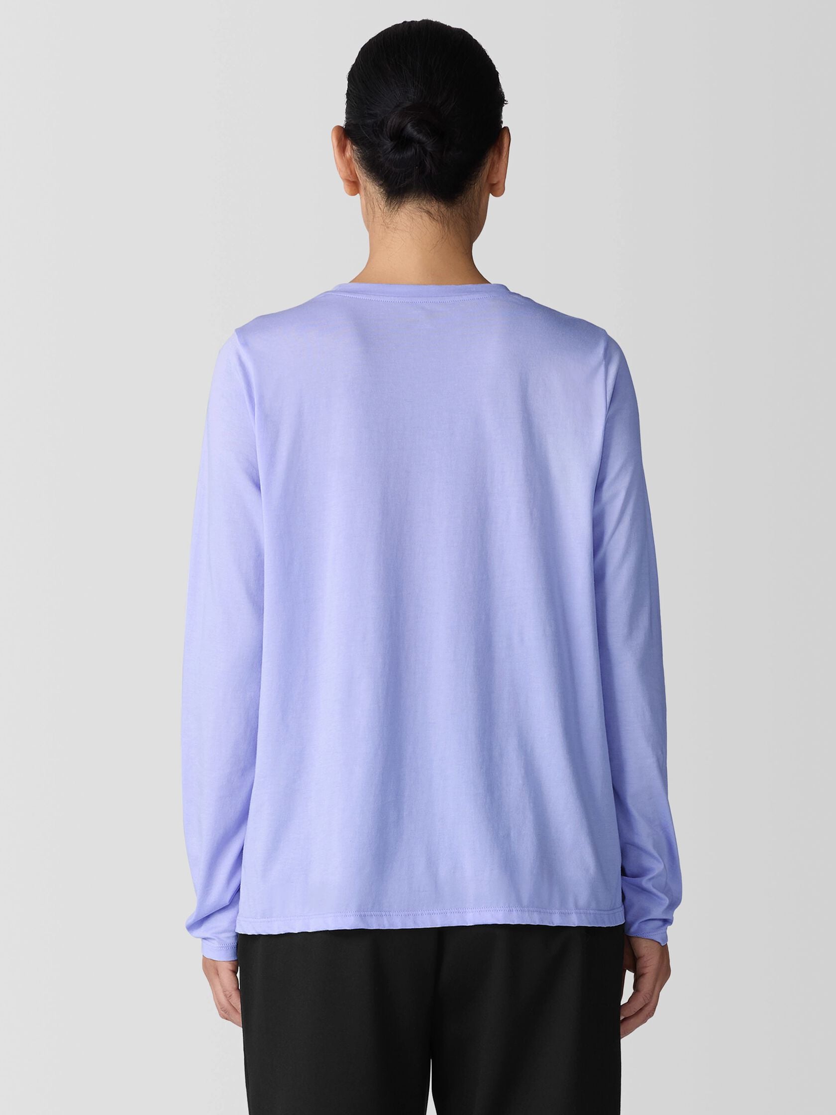 Spring 2025 Eileen Fisher Round Neck L/S Tee