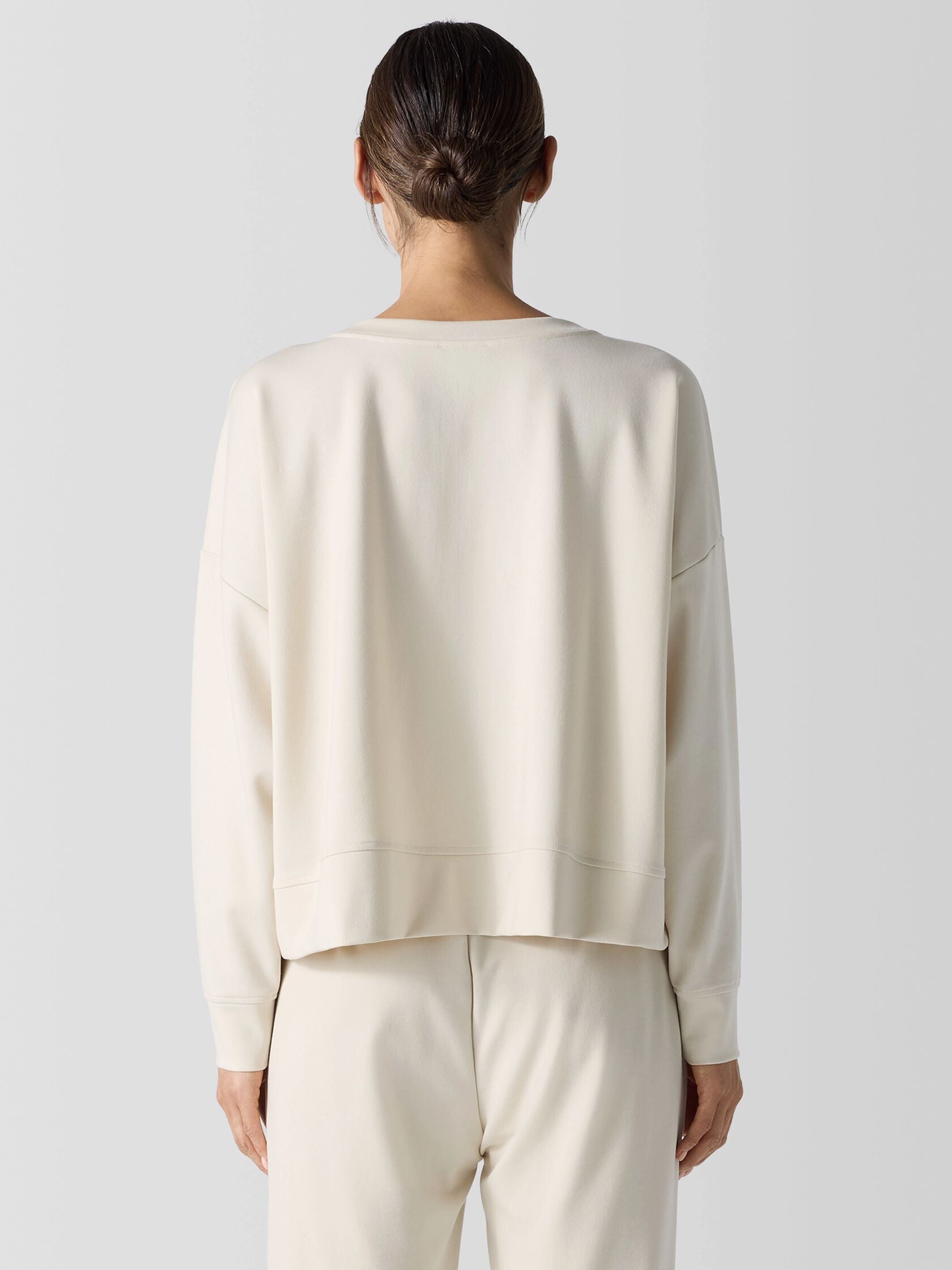 Eileen Fisher Round Neck Boxy Top