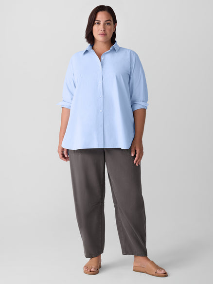 Eileen Fisher Classic Collar Long Shirt