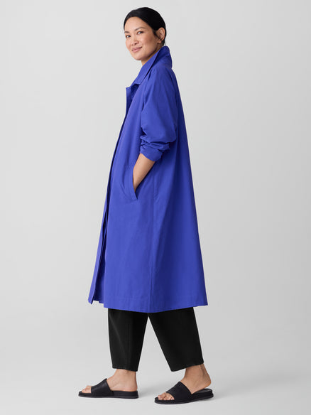 Eileen Fisher Classic Collar Raglan Sleeve Coat
