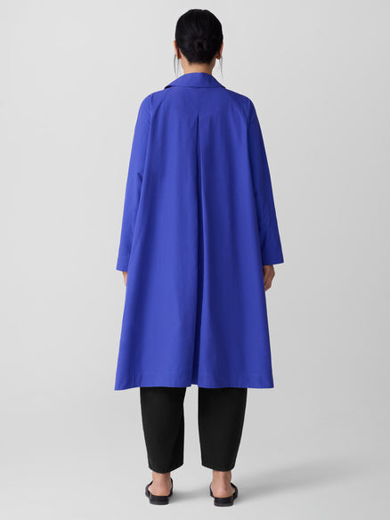 Eileen Fisher Classic Collar Raglan Sleeve Coat