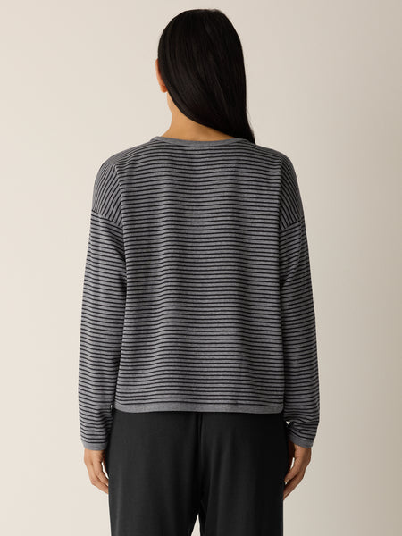 Eileen Fisher Round Neck Long Box Top