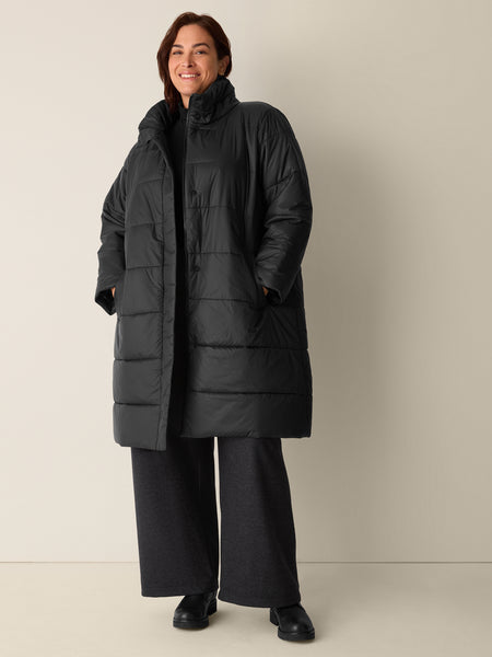 Eileen Fisher High Collar Puffer