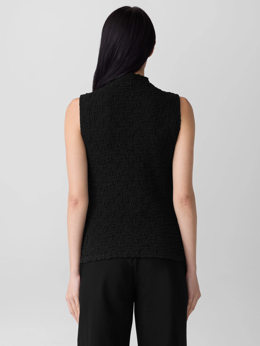 Eileen Fisher Funnel Neck Slim Tank