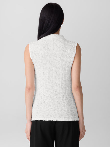 Eileen Fisher Funnel Neck Slim Tank