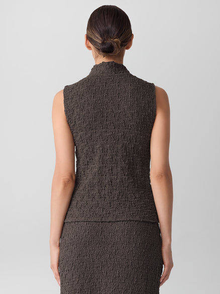 Eileen Fisher Funnel Neck Slim Tank