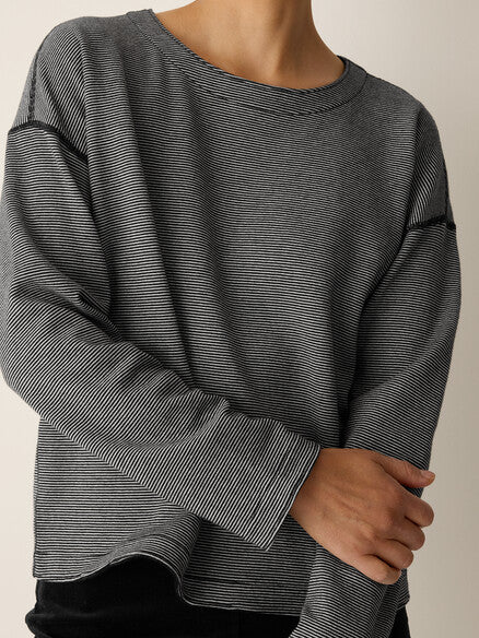 Eileen Fisher Round Neck Reversible Top