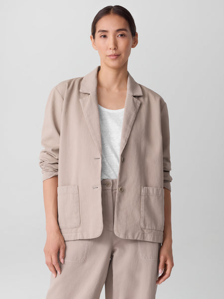Eileen Fisher Utility Cotton Blazer