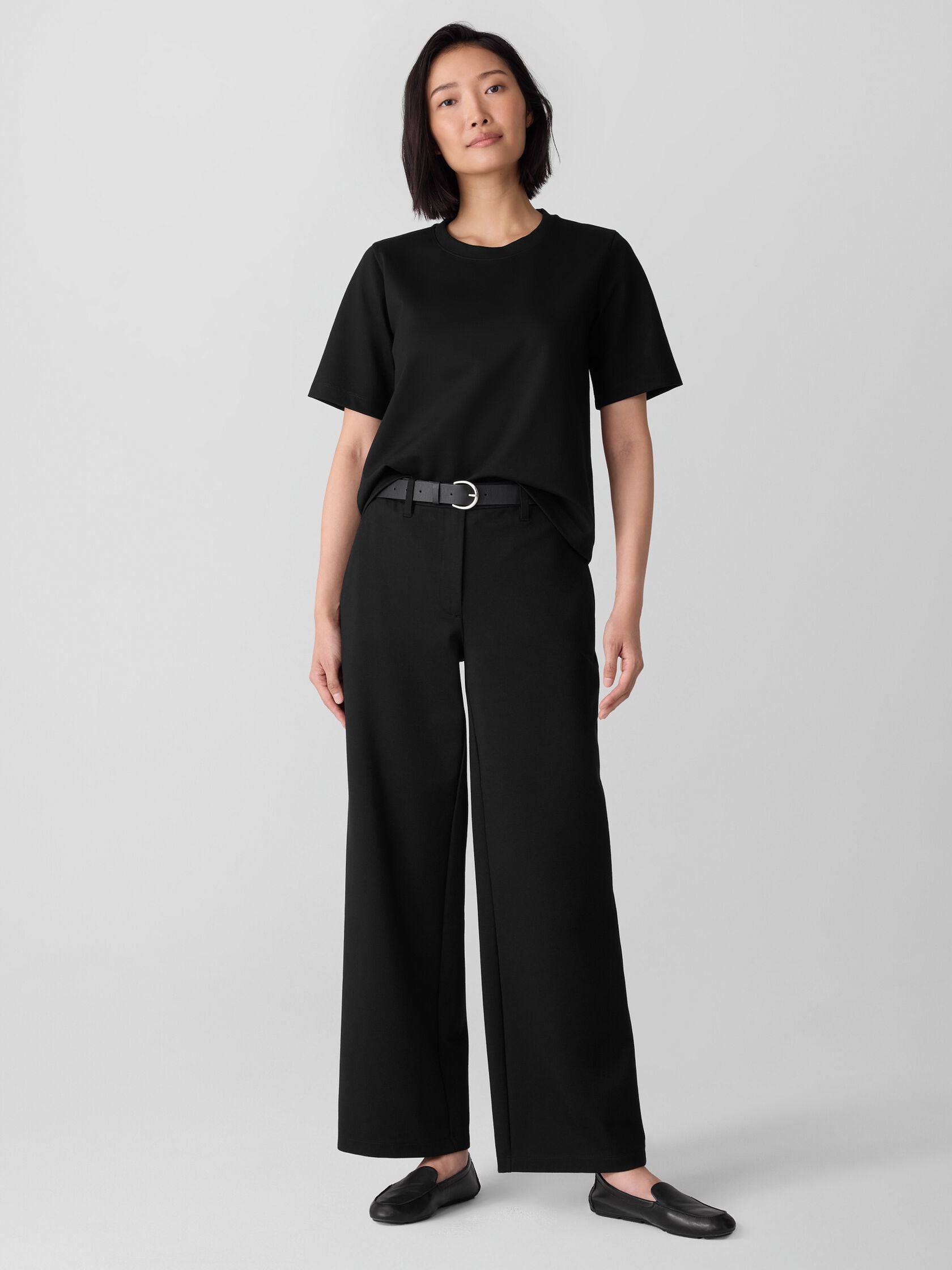Eileen Fisher Wide Full Leg Trouser