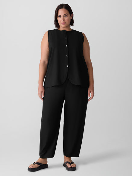 Eileen Fisher Ankle Barrel Pant W/ Pockets