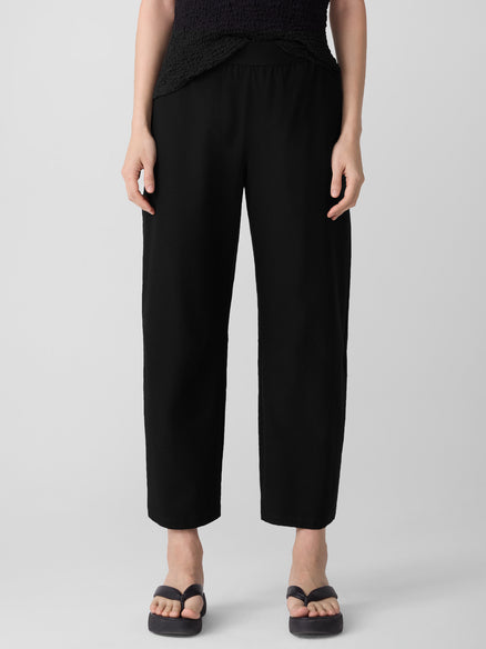 Eileen Fisher Ankle Barrel Pant W/ Pockets