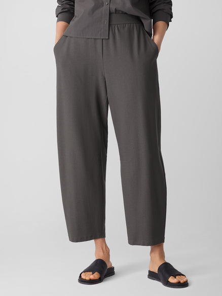 Eileen Fisher Ankle Barrel Pant W/ Pockets