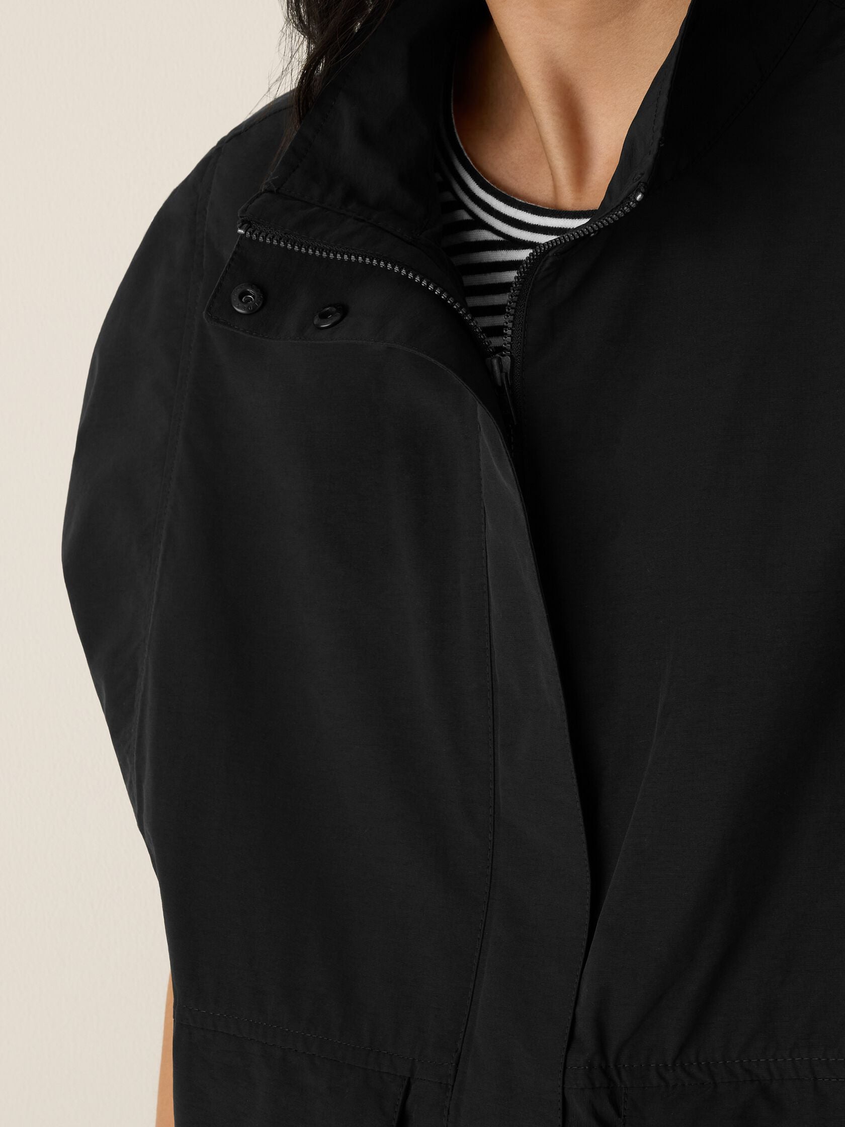 Eileen Fisher High Collar Vest