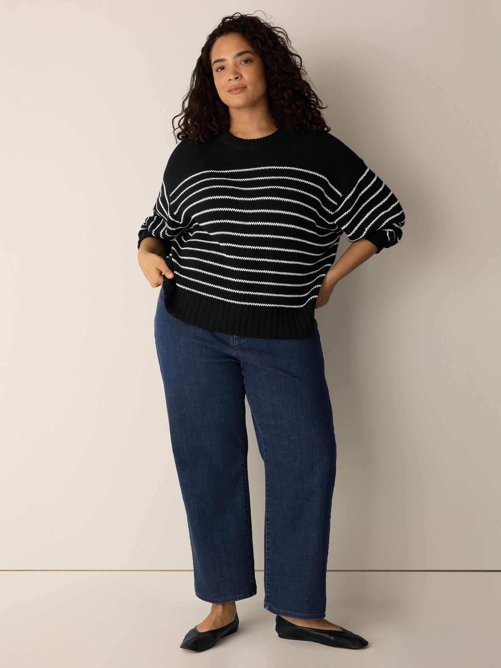 (Pre-Order) Eileen Fisher Crew Neck Sweater