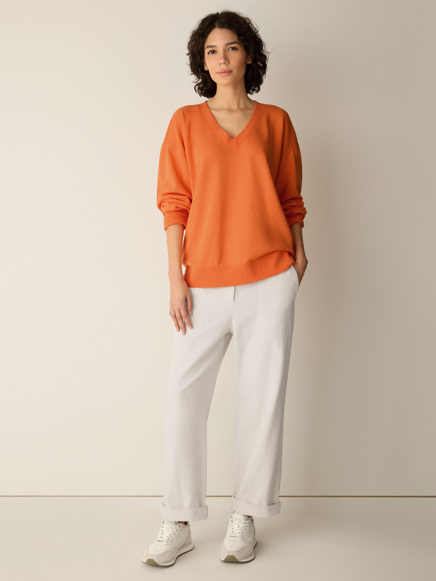 (Pre-Order) Eileen Fisher V-Neck Long Sweatshirt