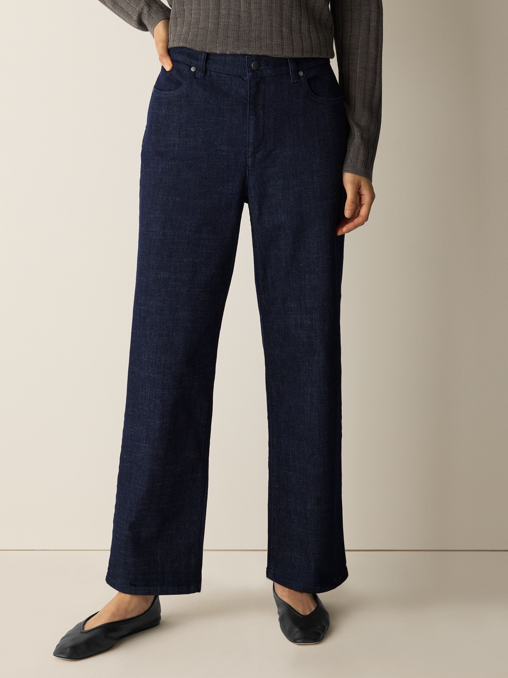 (Pre-Order) Eileen Fisher Straight Ankle Pant