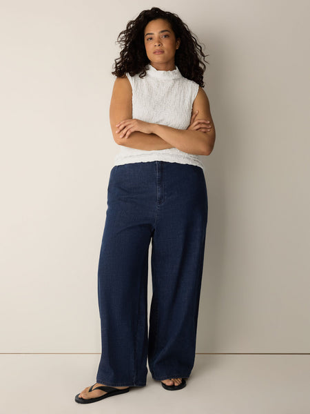 (Pre-Order) Eileen Fisher High Waisted Wide Trouser