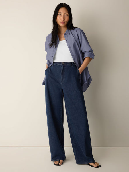 (Pre-Order) Eileen Fisher High Waisted Wide Trouser