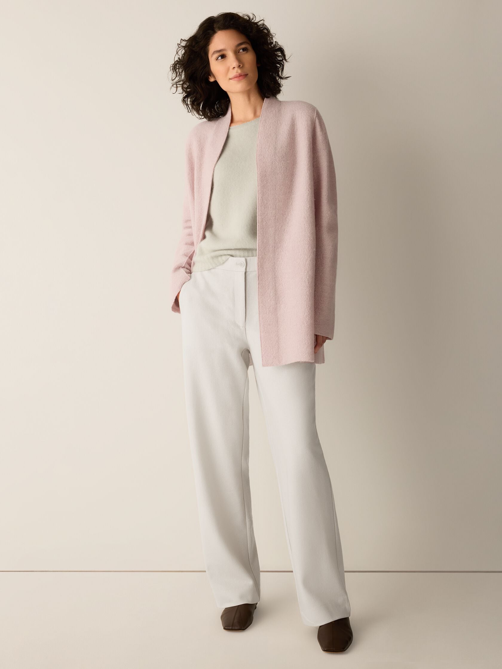 (Pre-Order) Eileen Fisher High Collar Jacket