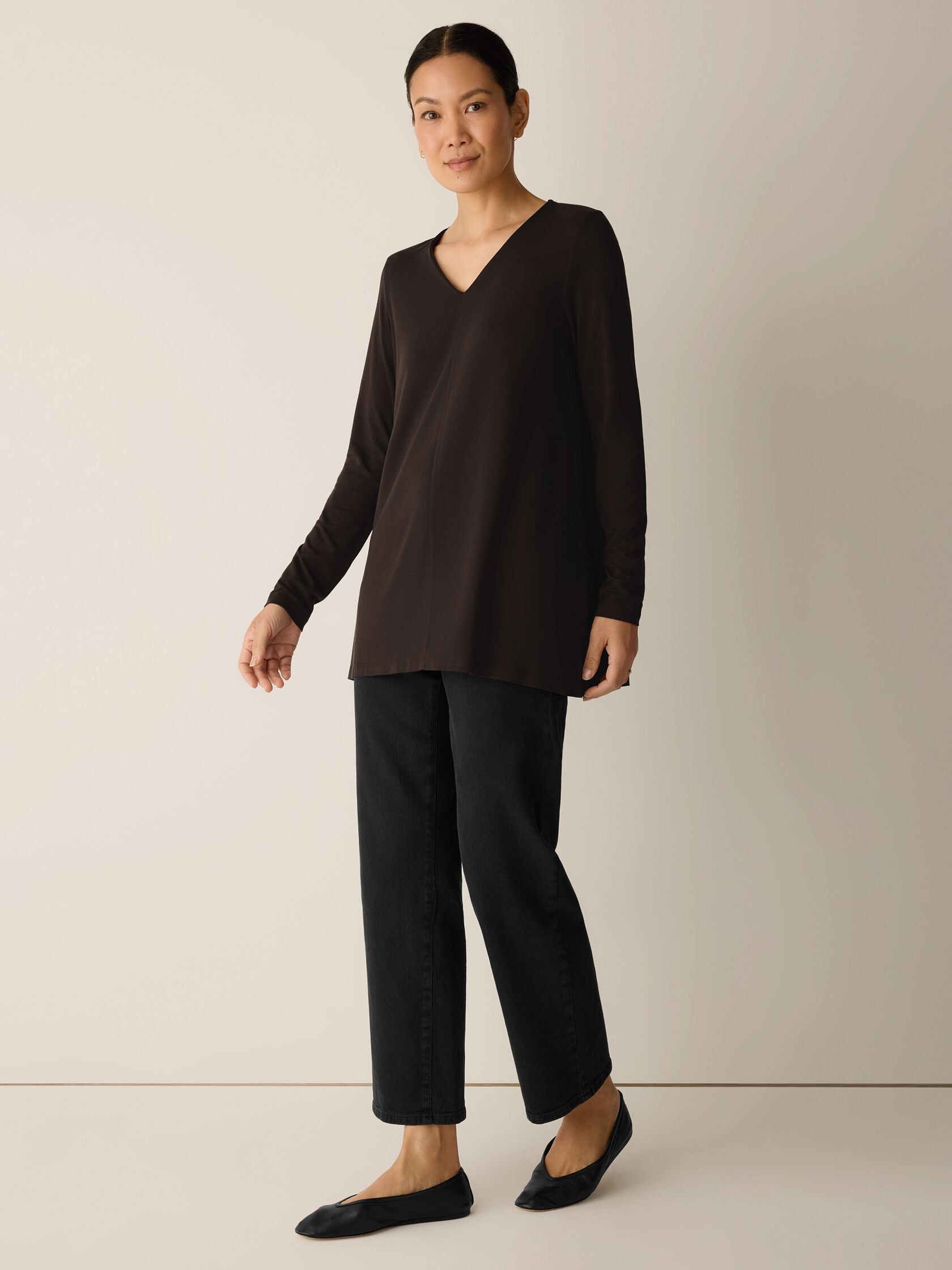 (Pre-Order) Eileen Fisher V-Neck Tunic