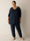 Eileen Fisher V-Neck Tunic with Long Sleeves