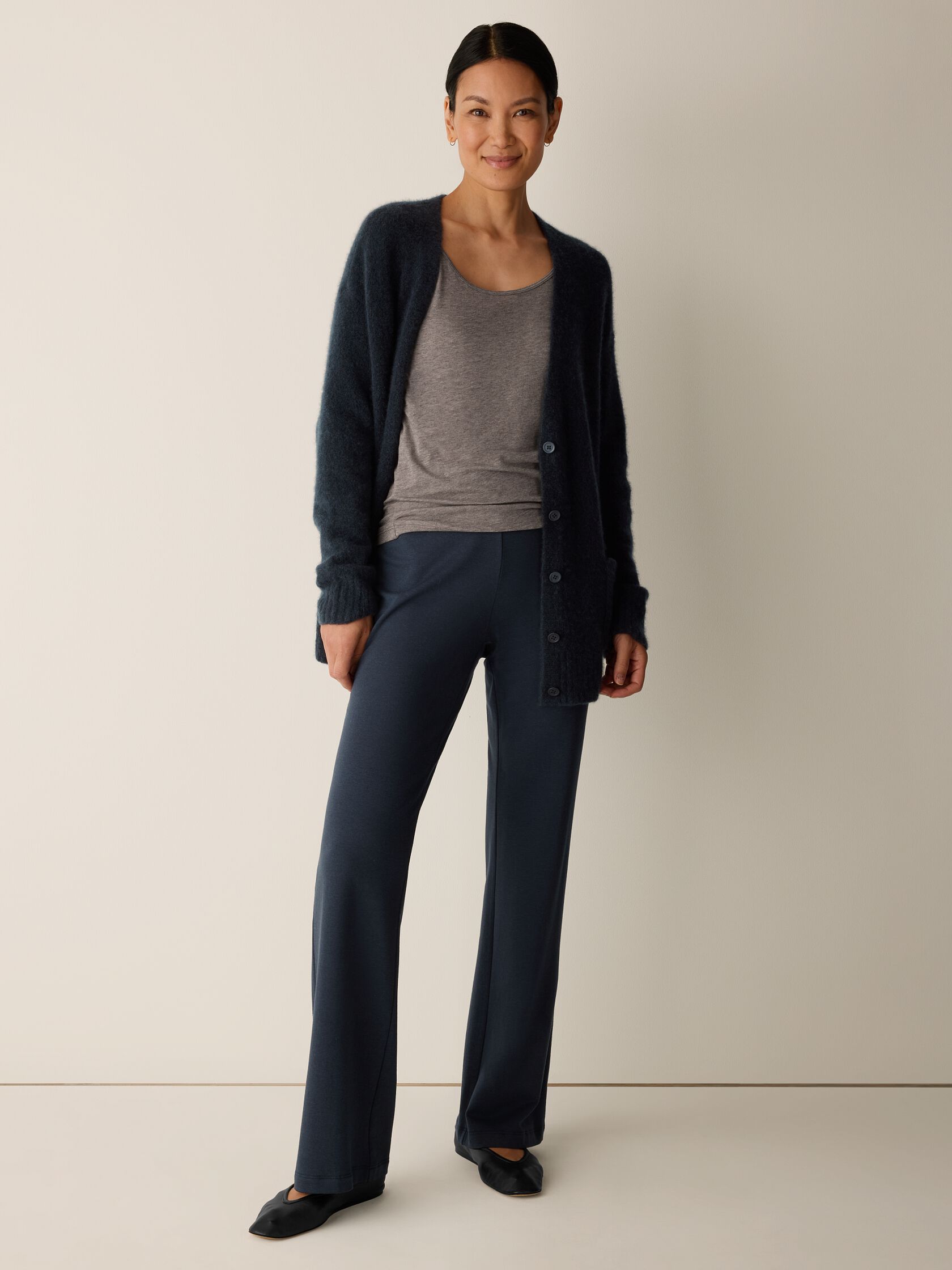 (Pre-Order) Eileen Fisher Floor Length Kick Pant