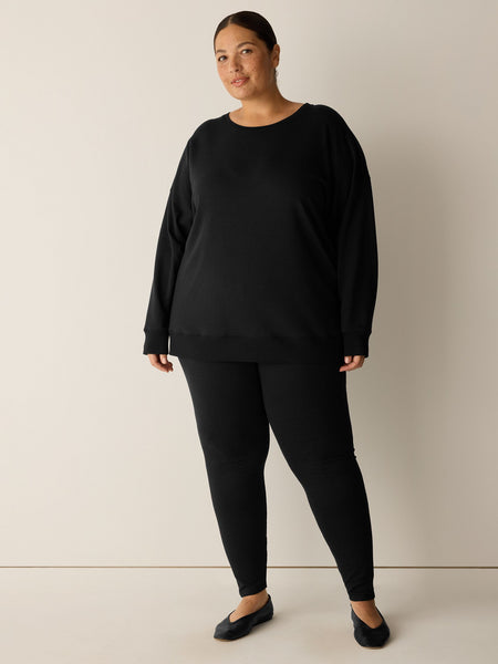 Eileen Fisher Long Crew Neck Sweatshirt